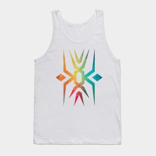 Rainbow geometric design Tank Top